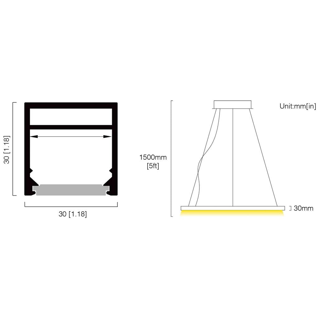AC1017 acoustic LED panel - view 4