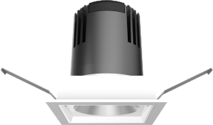 DL1171 Recessed Square Modular Downlight, 104 mm