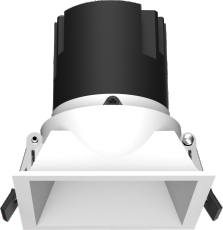 DL1213 Recessed Square Gimbal Downlight, 85 mm