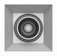 DL1214 Recessed Square Gimbal Cone Downlight, 85 mm