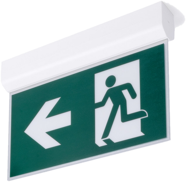 EM1142 Emergency Exit Sign, Multi-Fit, DALI, 30 m Viewing Distance