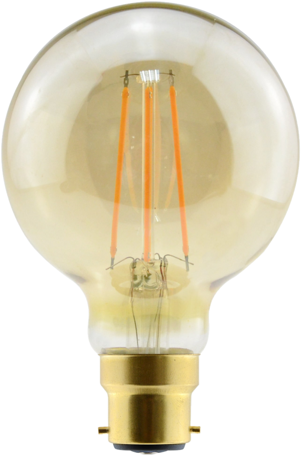 LP1059 Vintage Filament Globe G80 Lamp, B22