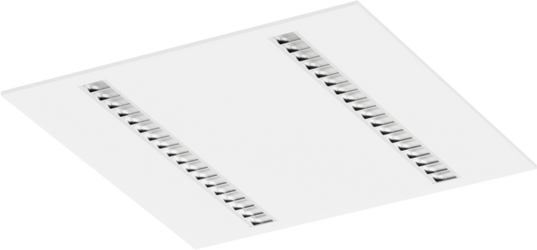 SC1131 Two-Row Parabolic Louvre Module for Plasterboard, 596 × 596 mm