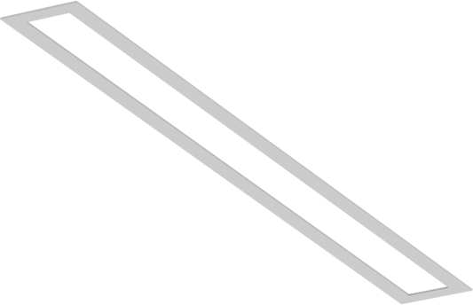 SC1149 Recessed IP44 Linear Panel, 918 × 91 mm