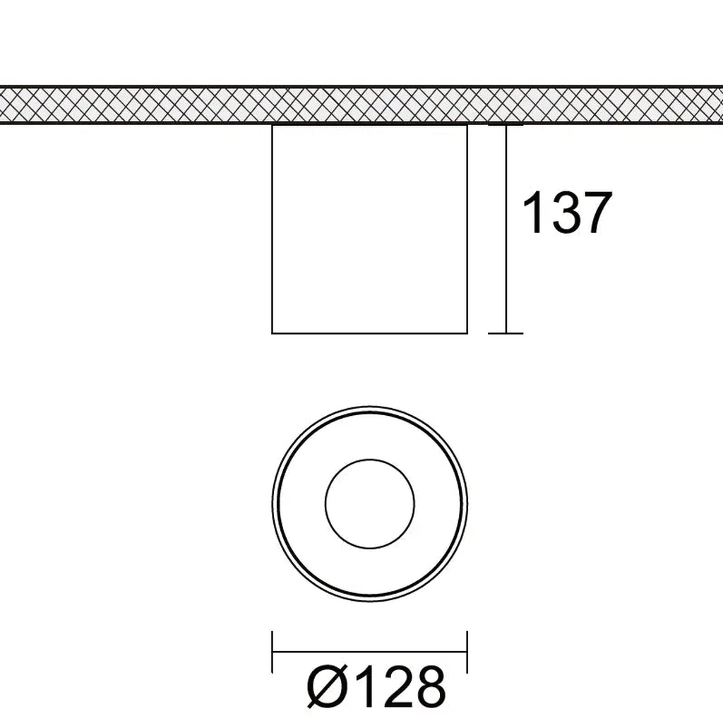SD1011 surface mount LED downlight - view 2