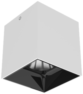 SD1024 Square Surface Downlight, 115 mm