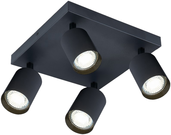 SD1601 Ceiling Spotlight, 4-Way Square, 4 x GU10