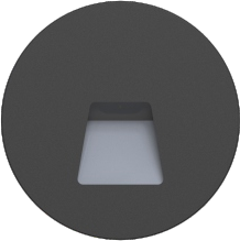 WL1038 Recessed Step Light, Round, Changeable Faceplate