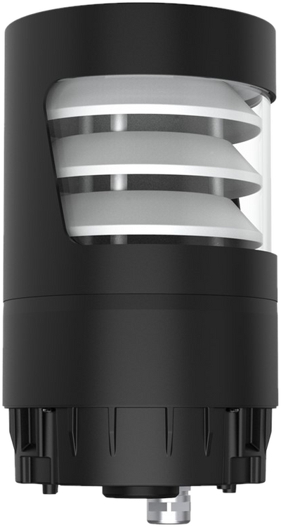XB1038 Bollard Head, Louvred Asymmetric, Ø120 mm