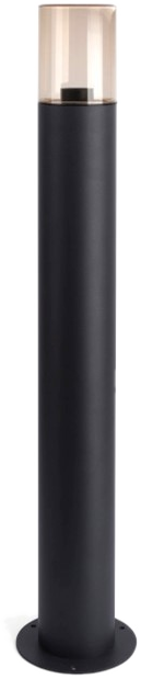 XB1051 Bollard with Amber Glass, 800 mm, 1 x E27