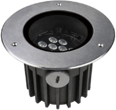 XG1002 Adjustable Inground Uplight, Stainless Steel