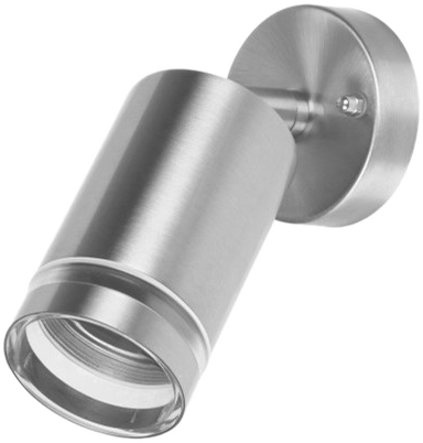XW1020 Stainless Steel Wall Light, Adjustable Spot, 1 x GU10